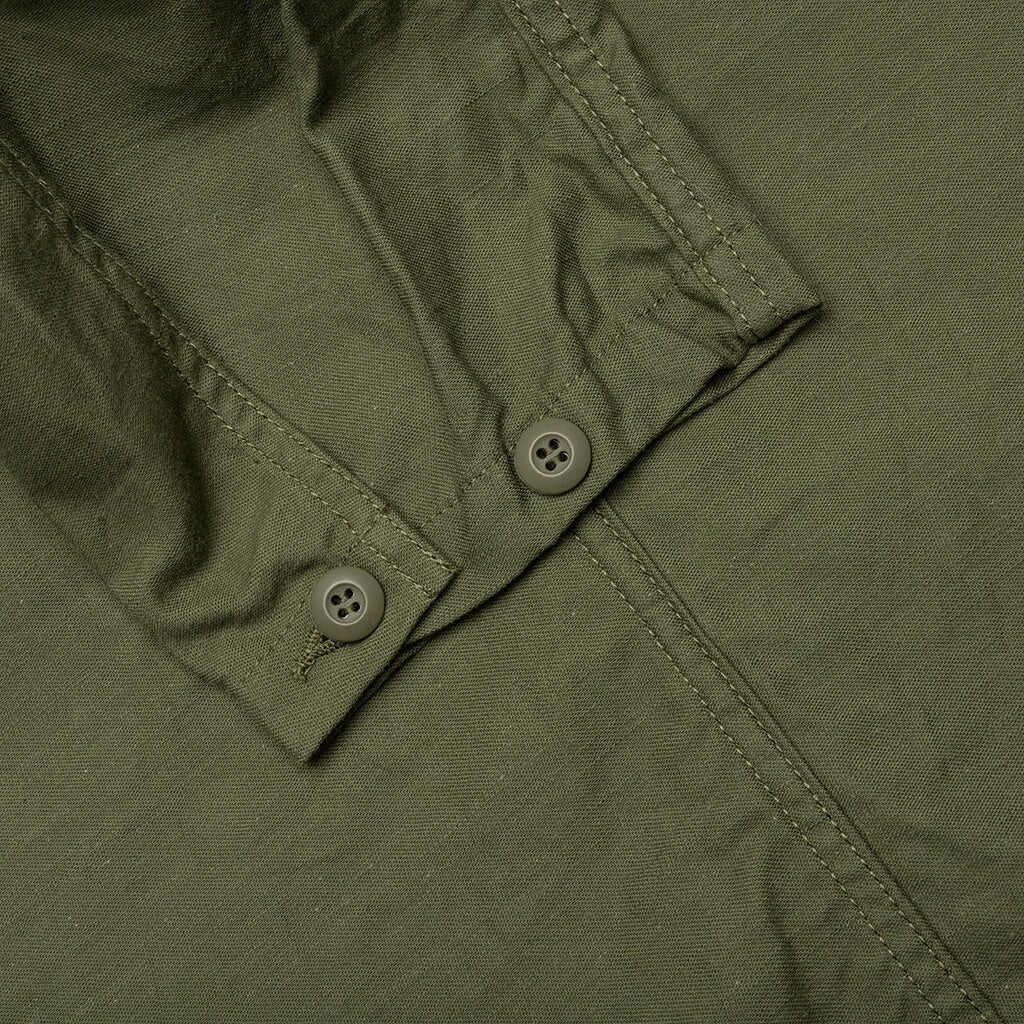 D.N. COVERALL BACK SATEEN - OLIVE - 4