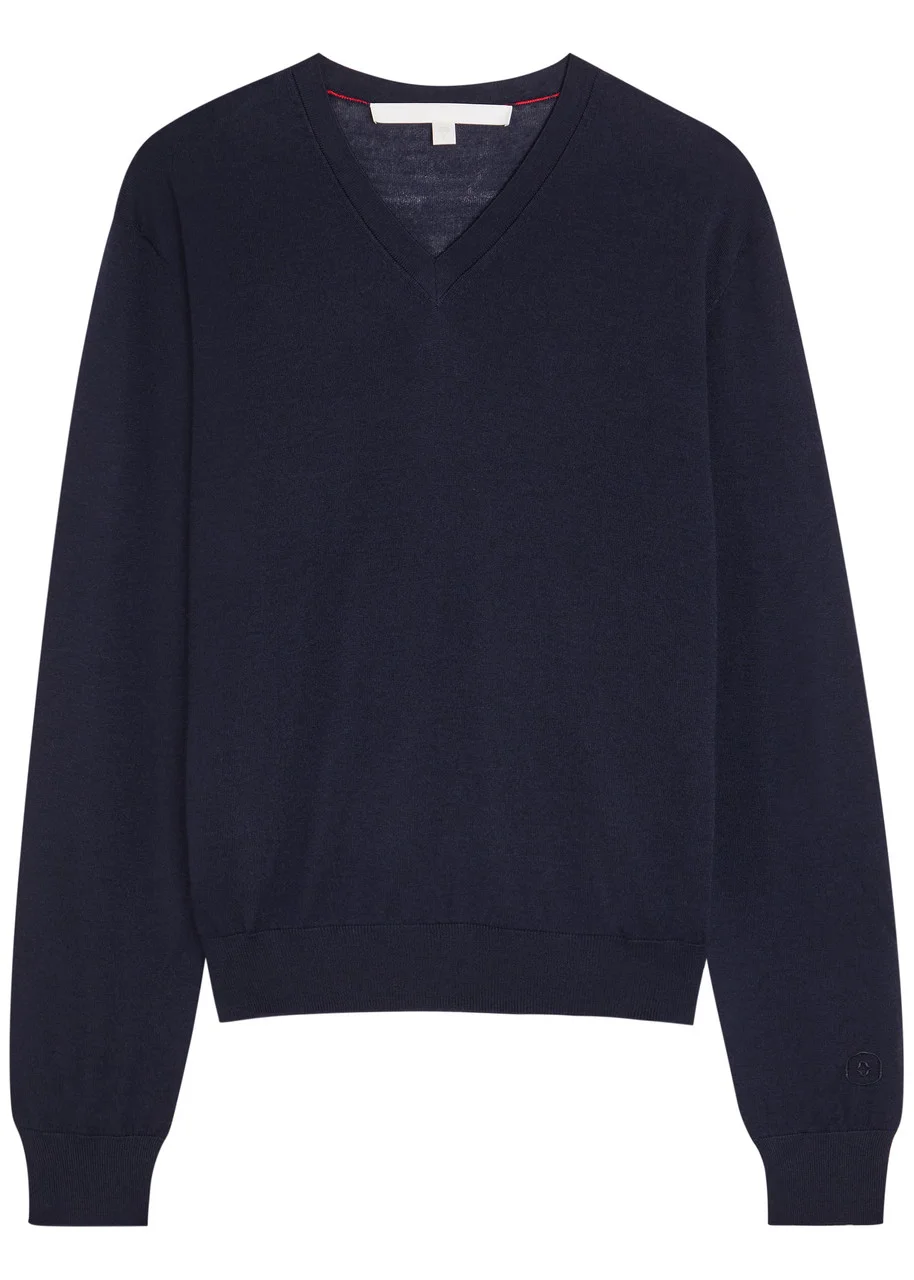 Rùadh The Oscar V-neck Wool Jumper - 1