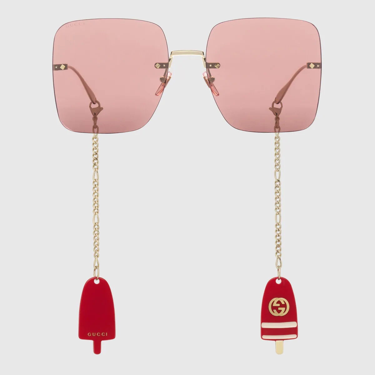 Oversized square-frame sunglasses - 1