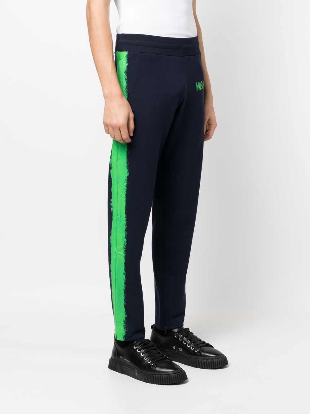 side-stripe track pants - 3