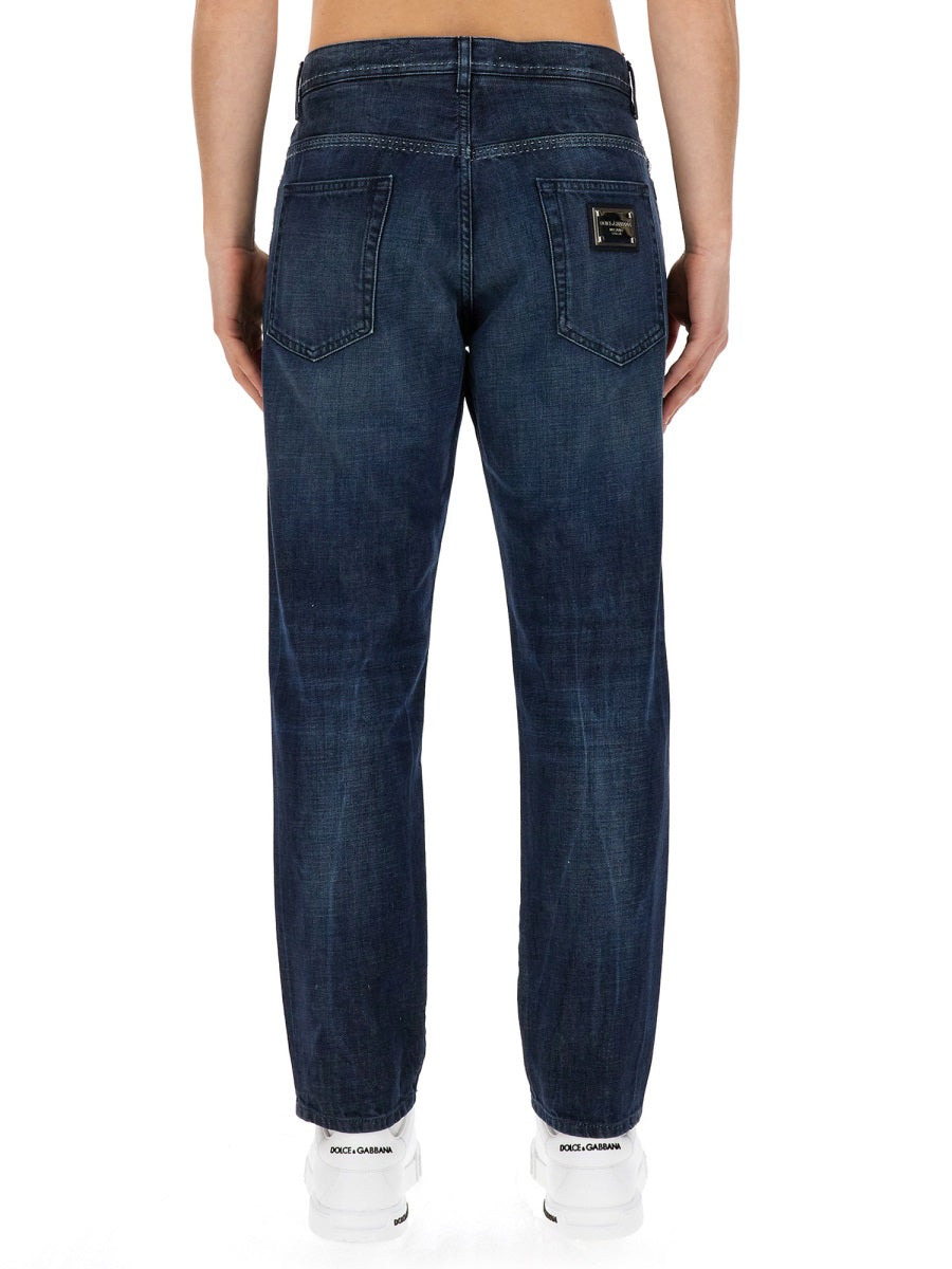 Dolce & Gabbana Men Loose Fit Jeans - 3