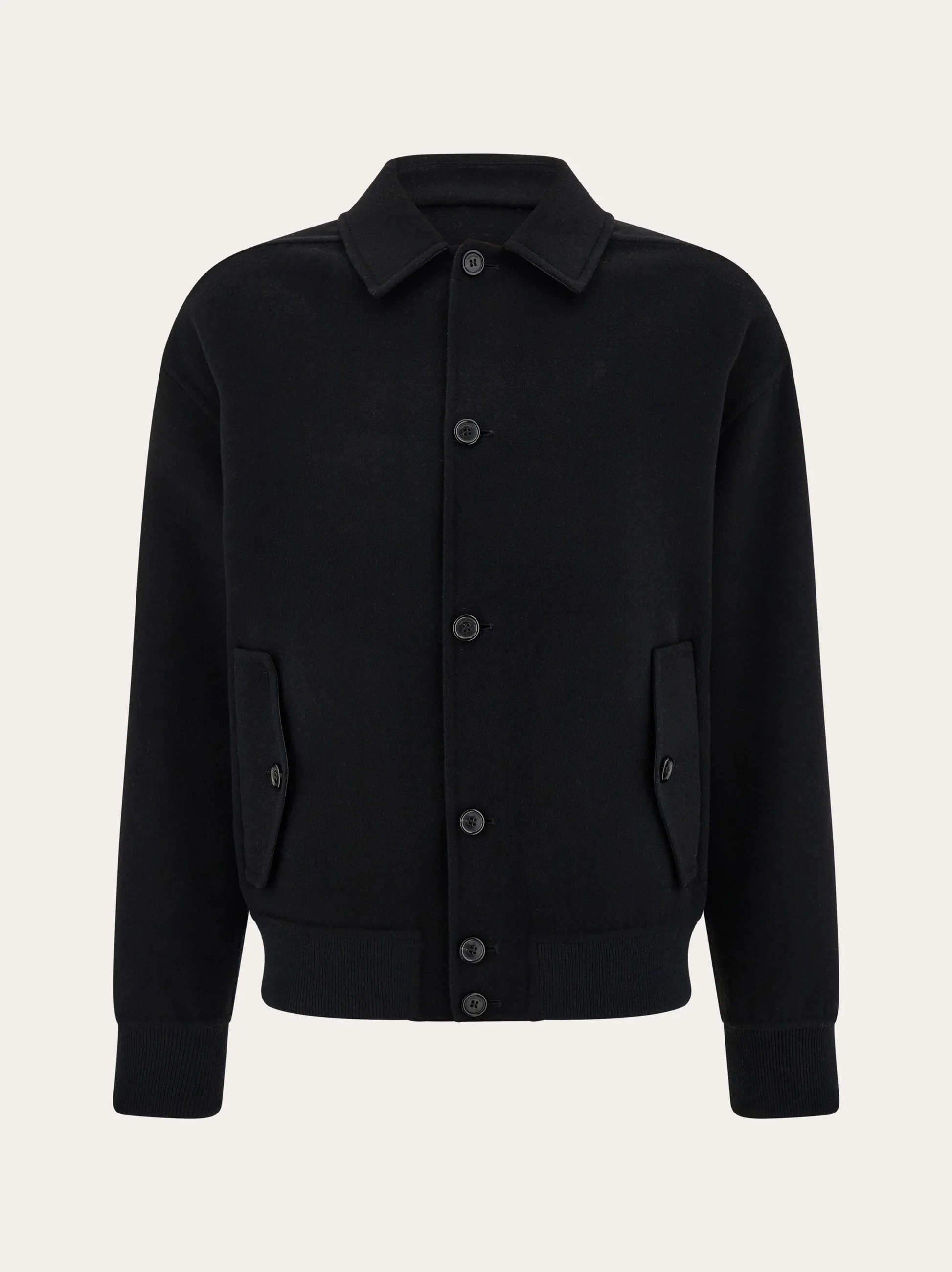 Wool and cashmere blouson - 1