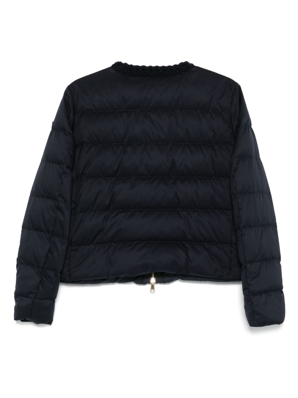 quilted-trimmed down jacket - 2