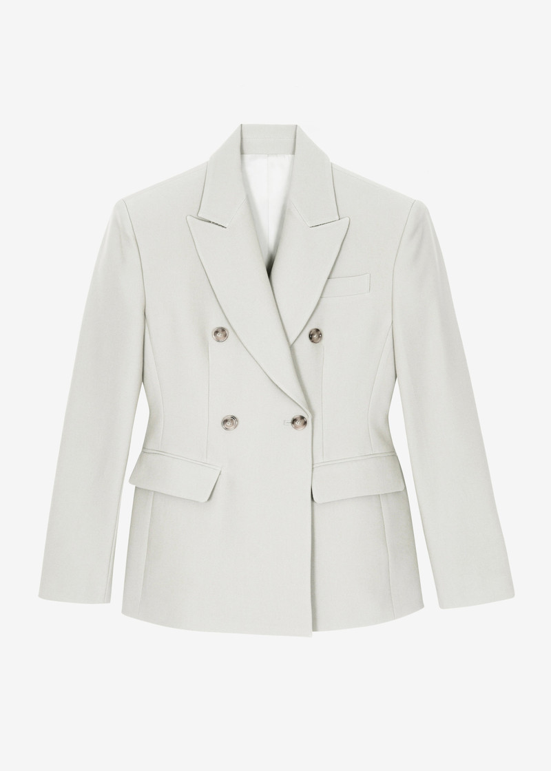 Dina Double Breasted Blazer - Cream 1