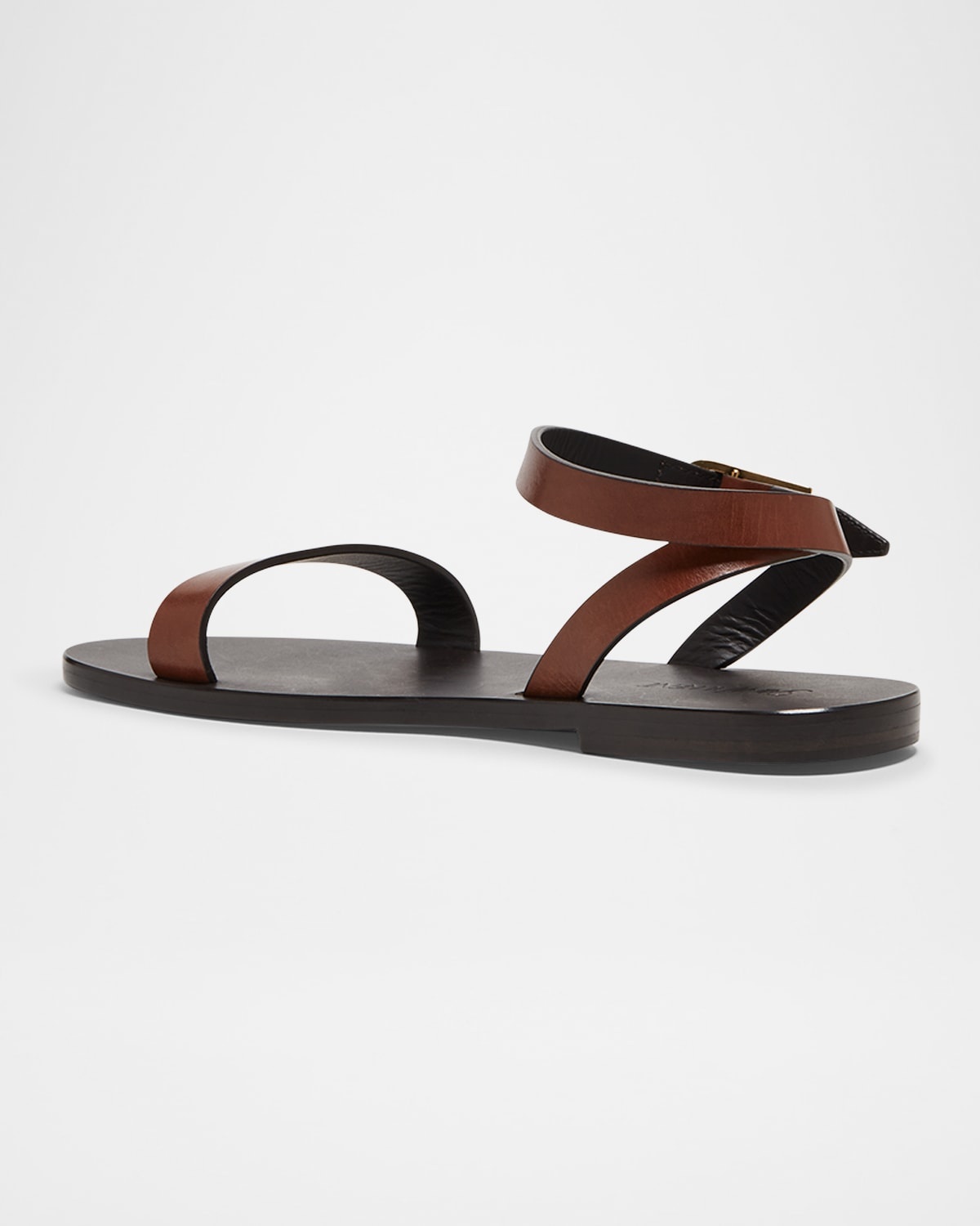 Sahara Leather Ankle-Strap Sandals - 3