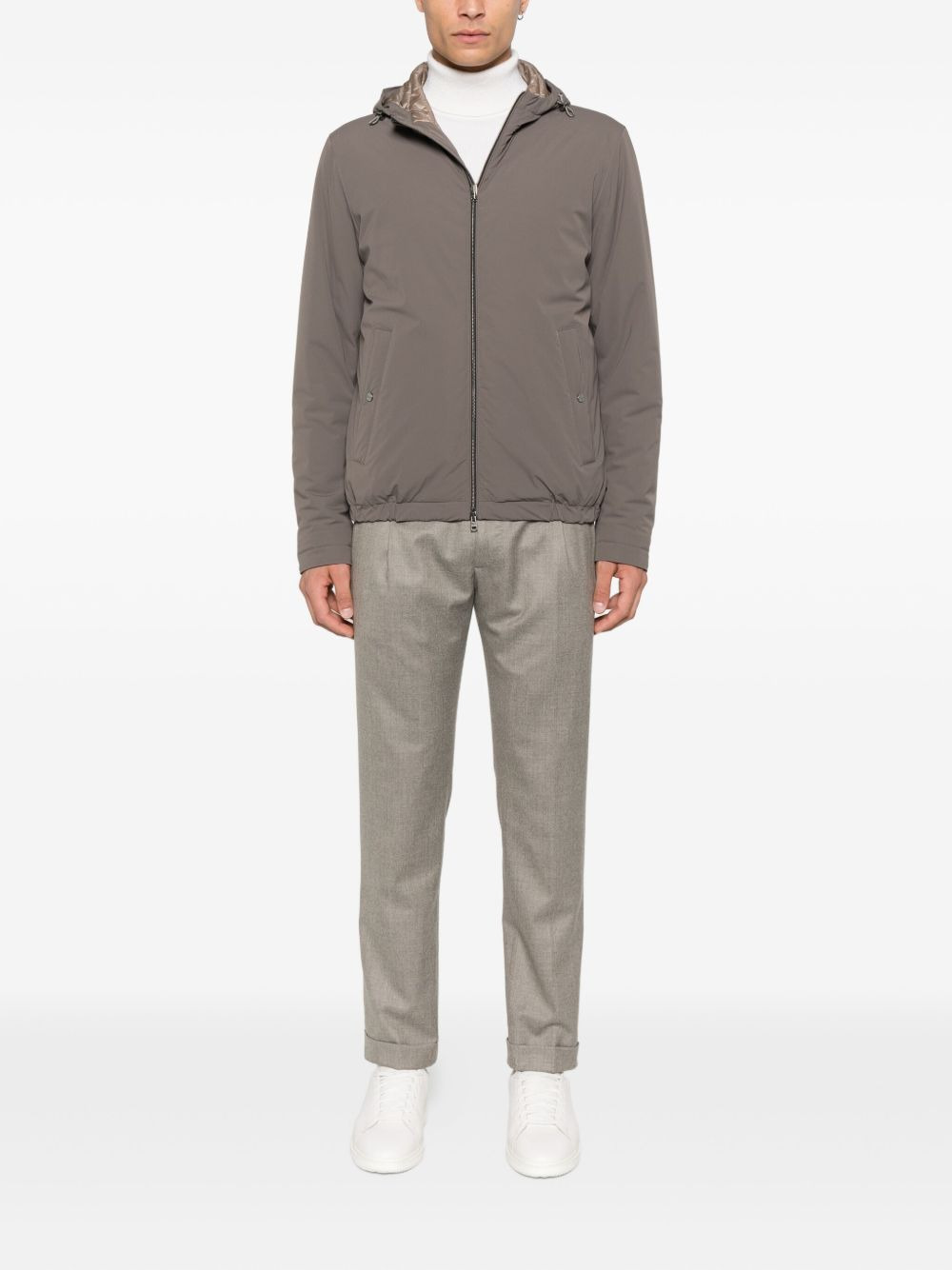 Nylon Hooded Jacket - 3
