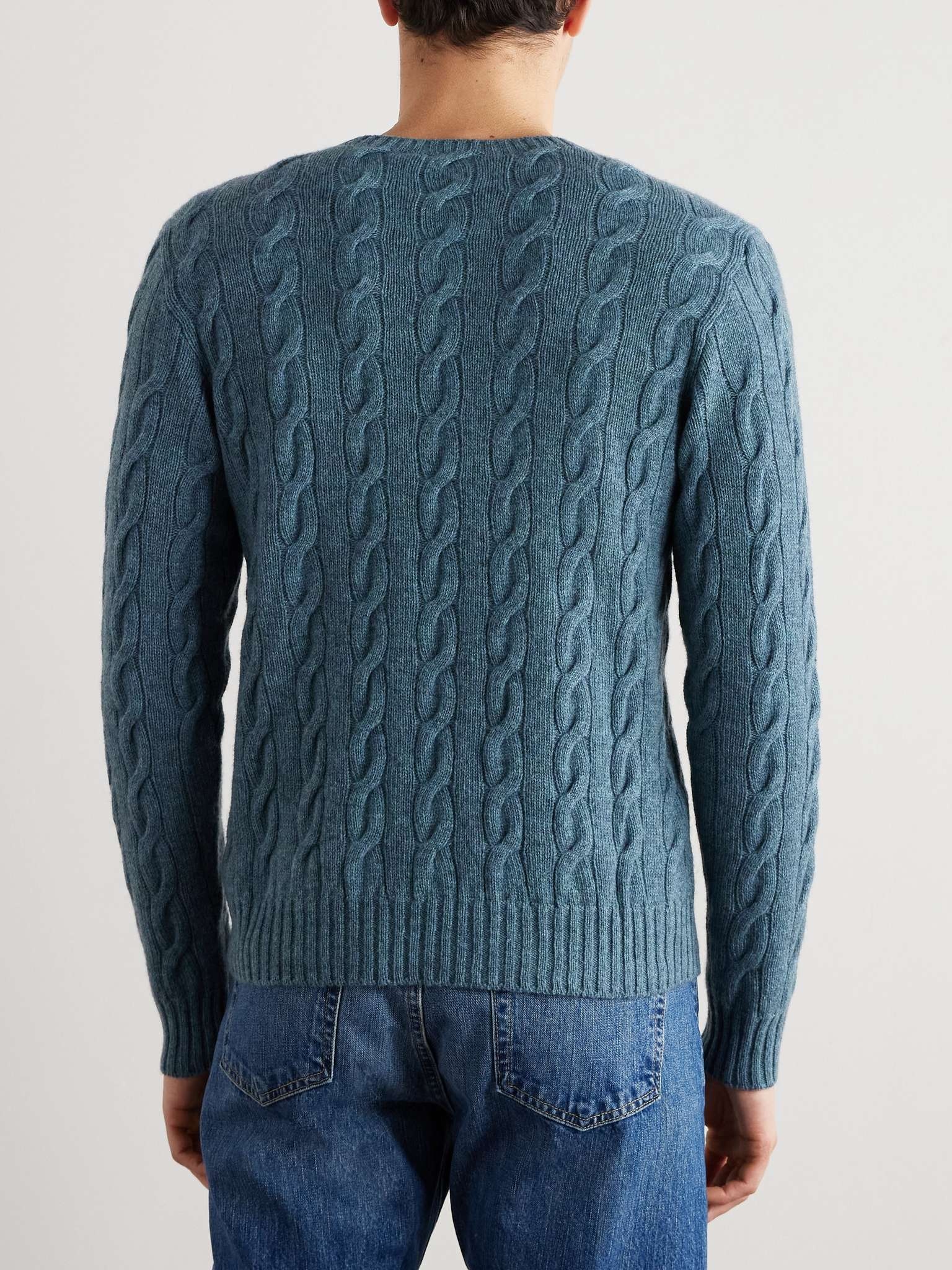 Cable-Knit Cashmere Sweater - 4