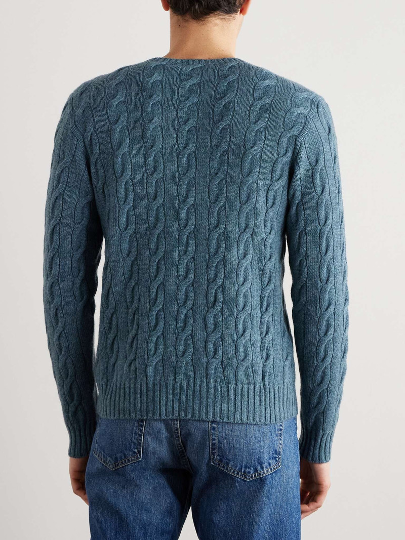 Cable-Knit Cashmere Sweater 4