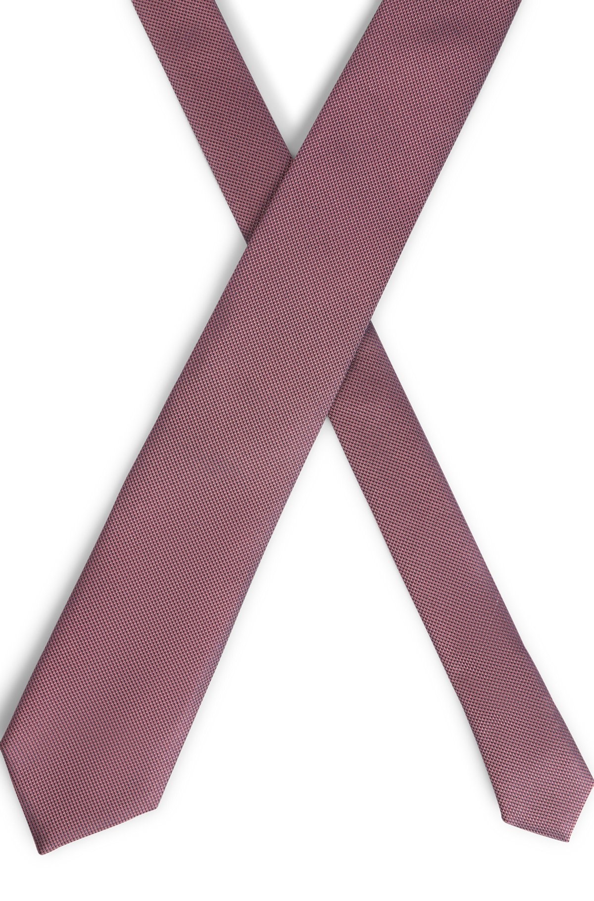 SILK-BLEND TIE WITH JACQUARD MICRO PATTERN - 4