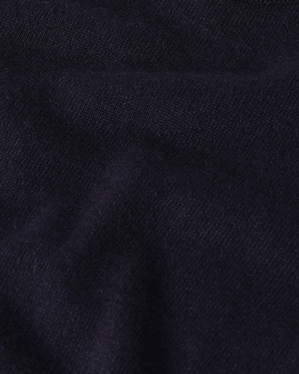 Classic Cashmere Navy T-shirt - 6