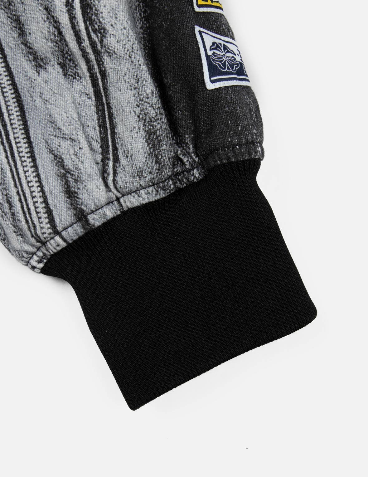 REPLICATE BIKER ALLOVER PRINT RELAX FIT BOMBER JACKET - 8