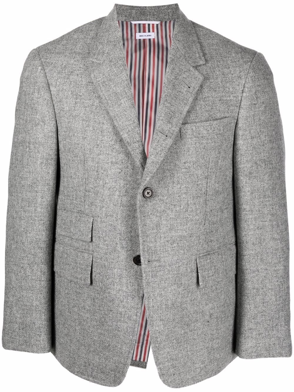 single-breasted wool sport coat - 1