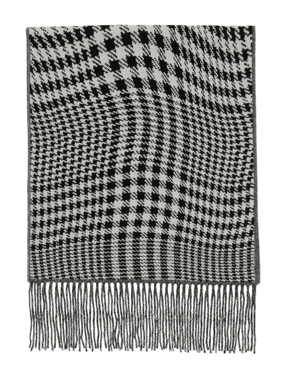 Warped houndstooth scarf - 2