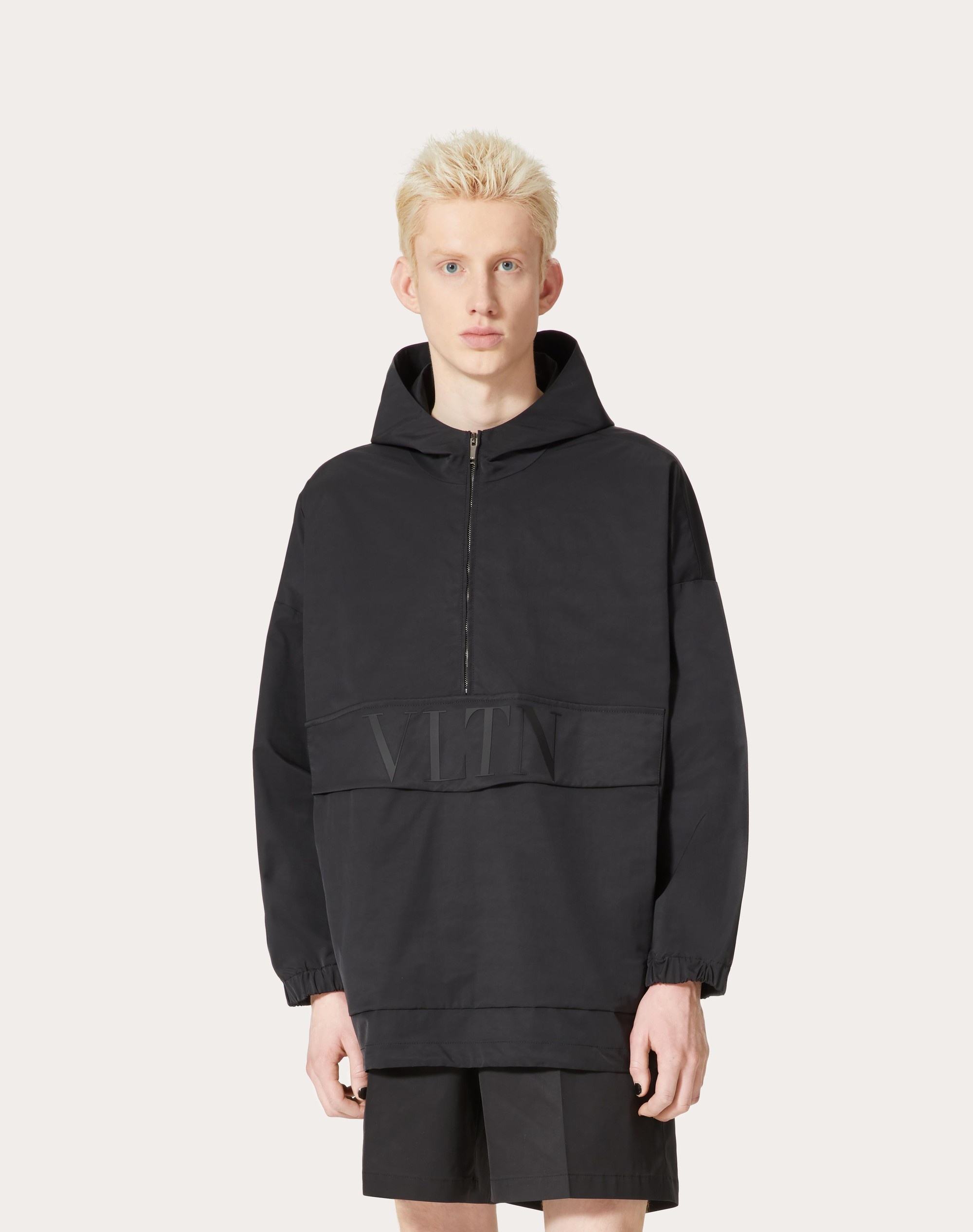 NYLON ANORAK WITH VLTN PRINT - 3