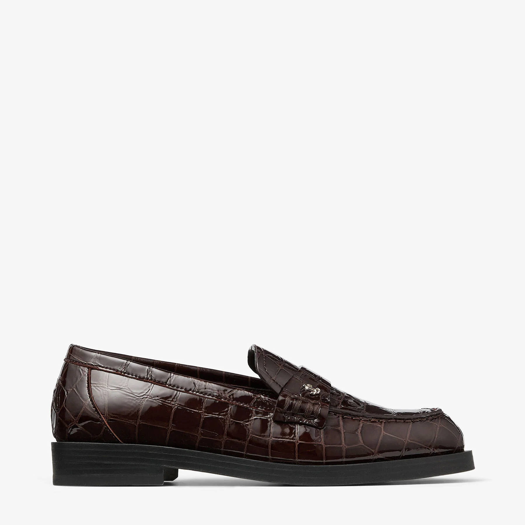 Ivy Loafer
Sambuco Shiny Croc Embossed Leather Loafers - 1