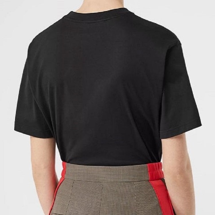 (WMNS) Burberry Monogram Motif Cotton Oversized in Black 80174721 - 5