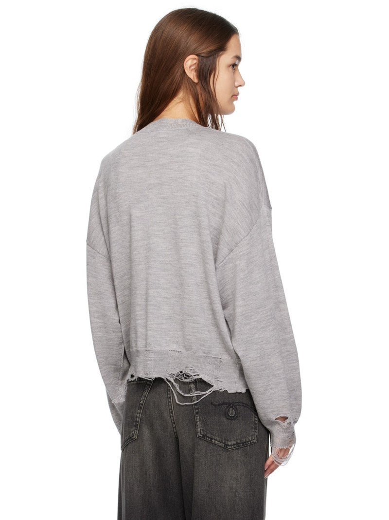 Gray Distressed Sweatshirt 3
