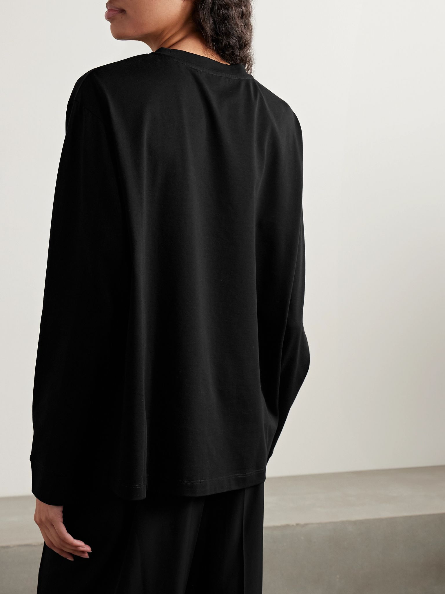Essentials Ciles cotton-jersey T-shirt Black - 3