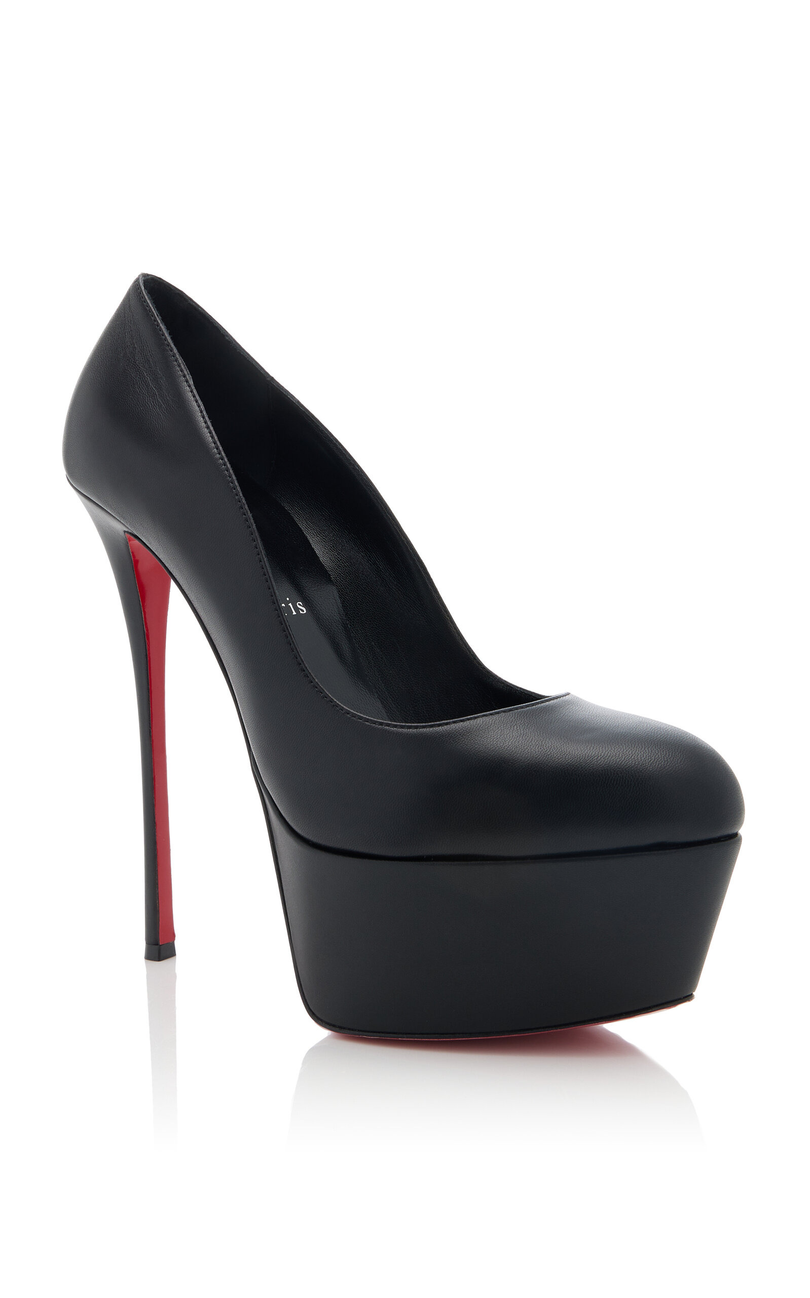 Dolly Alta 160mm Leather Platform Pumps black - 6