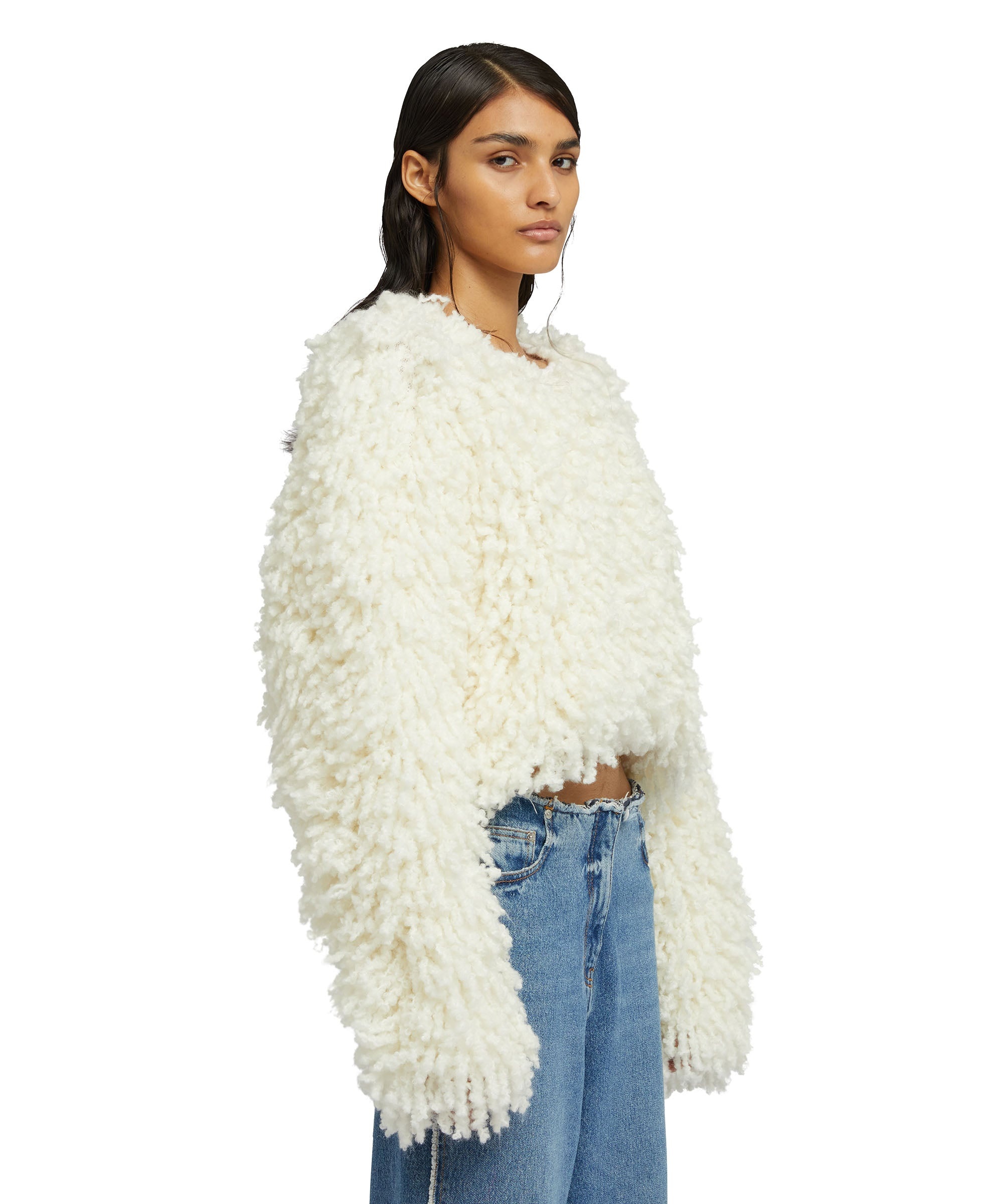 Sweater with "Boucle Meta fur" concept - 4