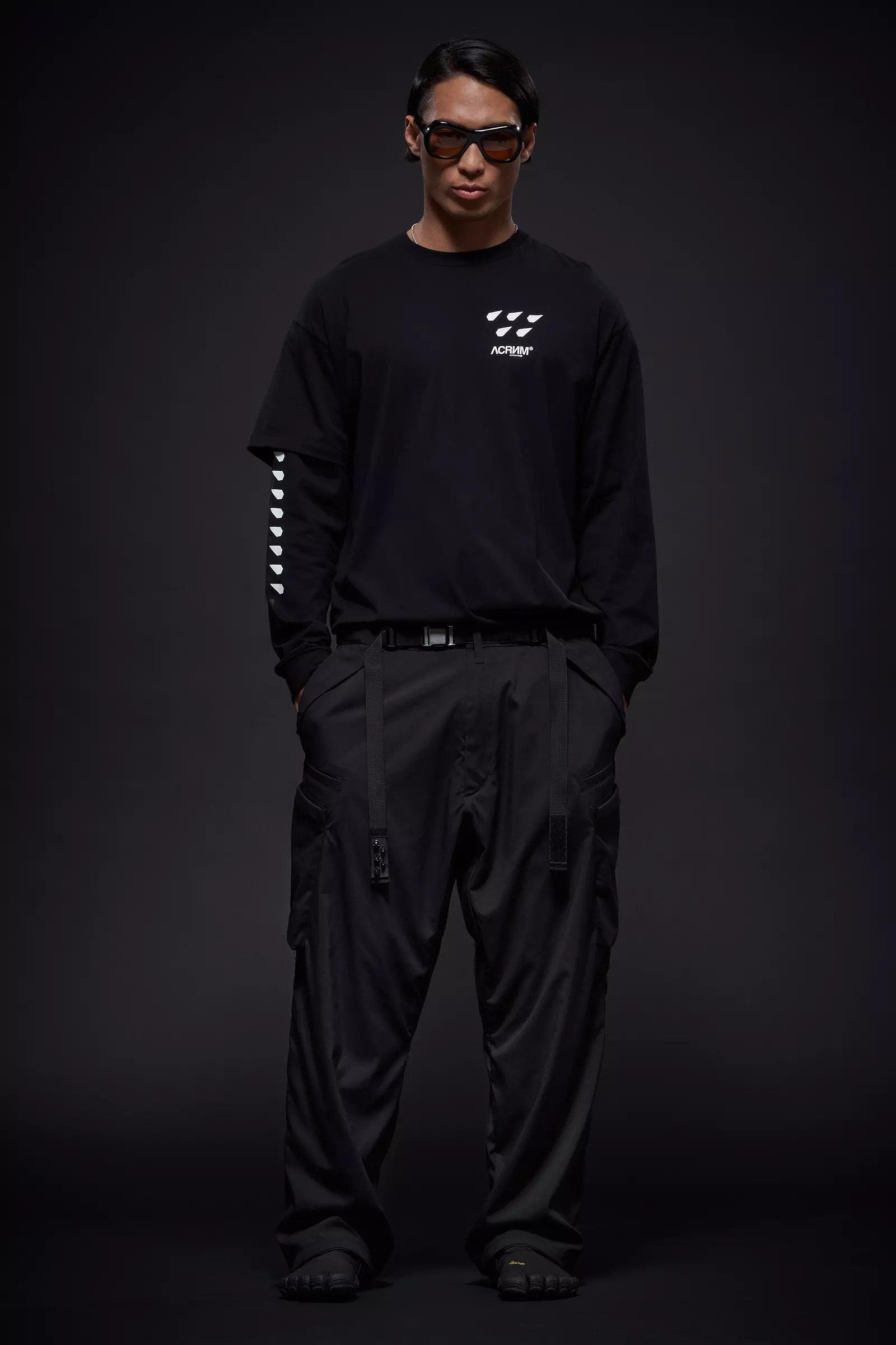 ACRONYM P55-M Nylon Stretch Cargo Trouser Black outlook