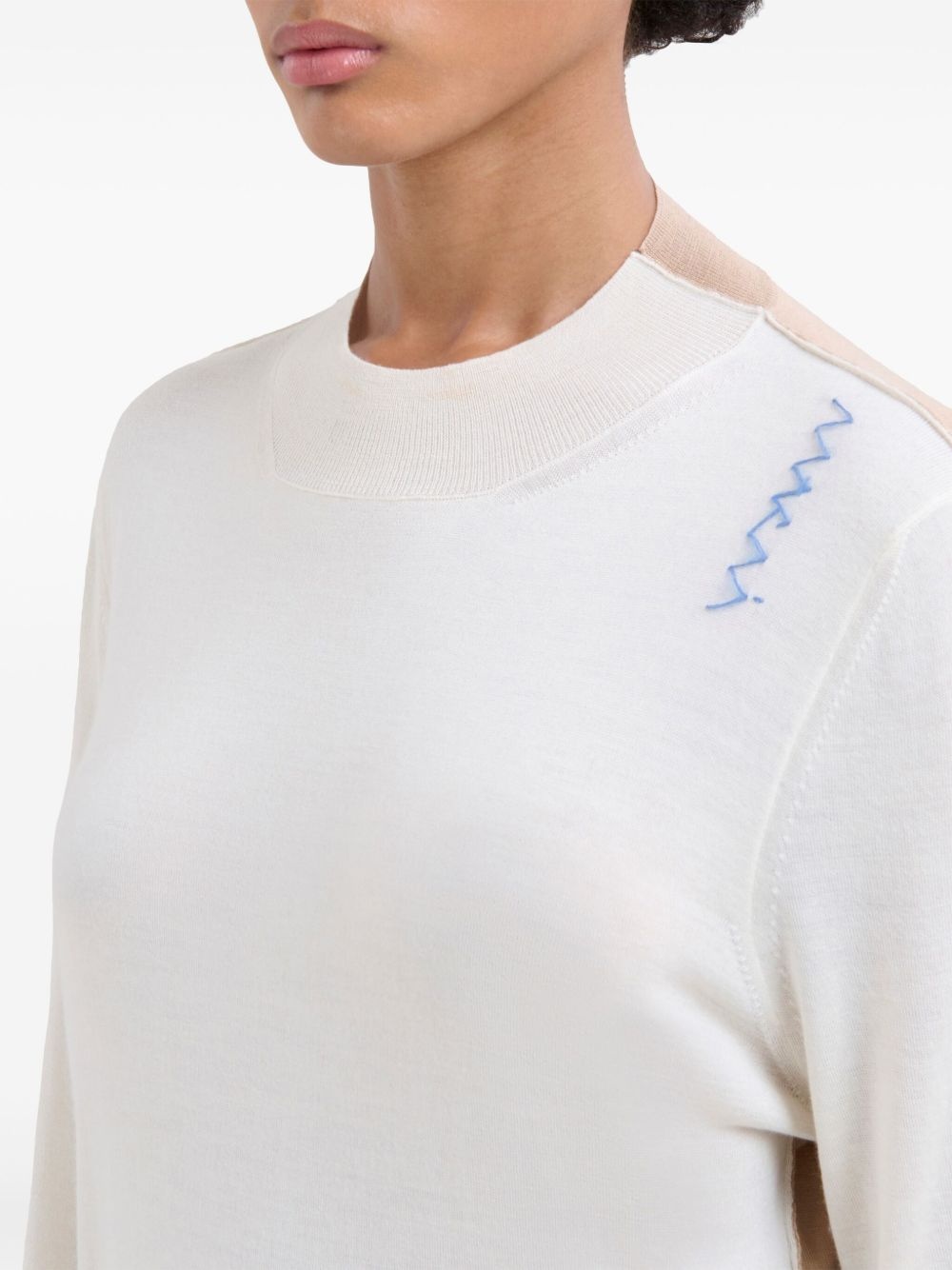 colourblock sweater - 4