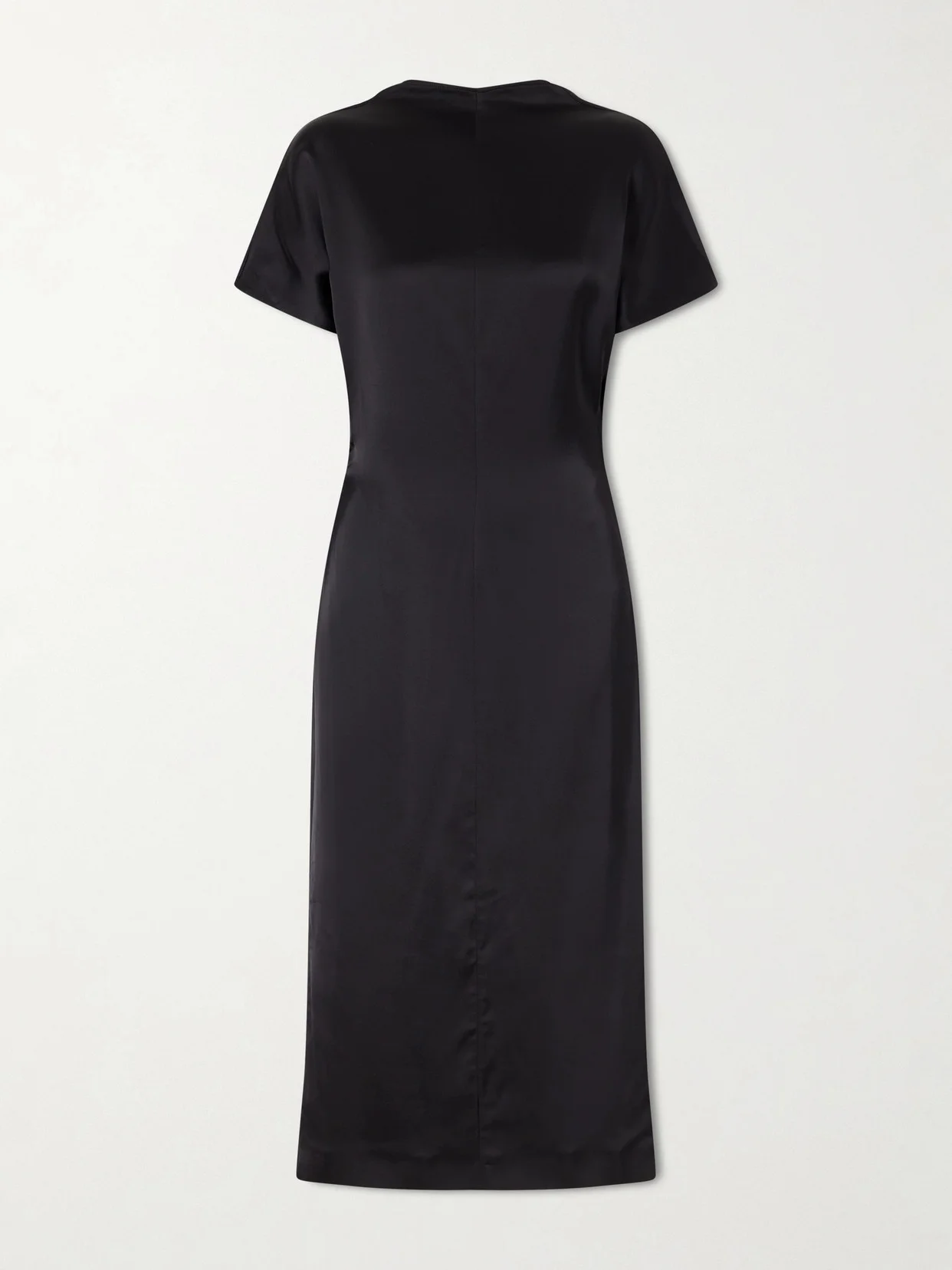 Satin Midi Dress - 1