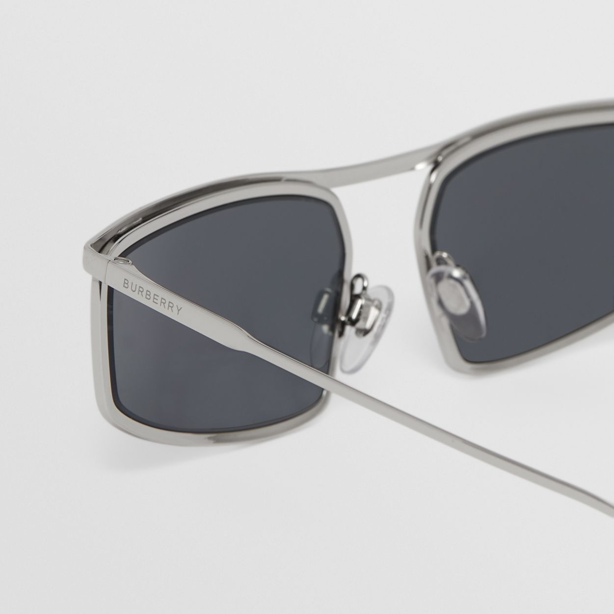 Logo Detail Rectangular Frame Sunglasses - 2