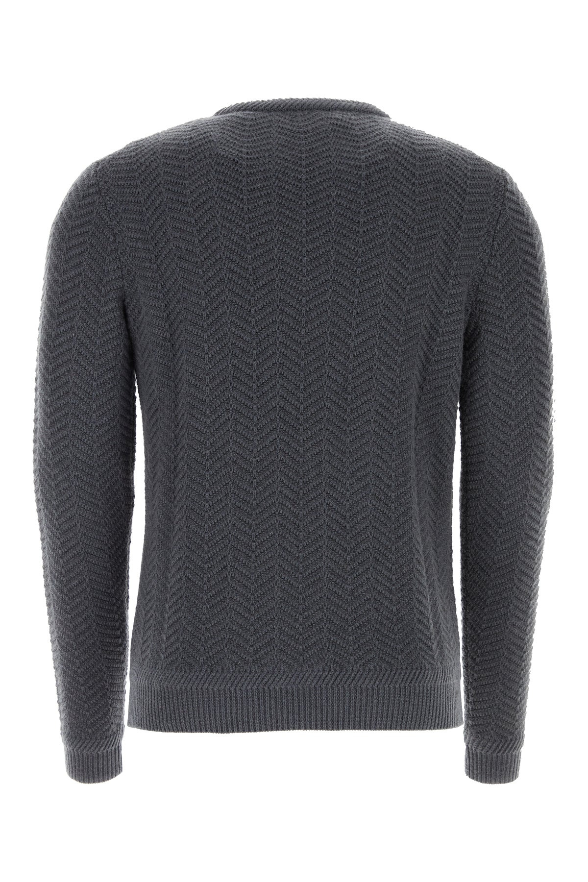 Dark grey cashmere sweater - 2