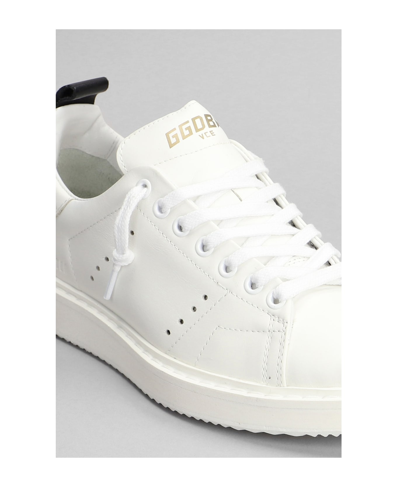 Starter Sneakers In White Leather - 5