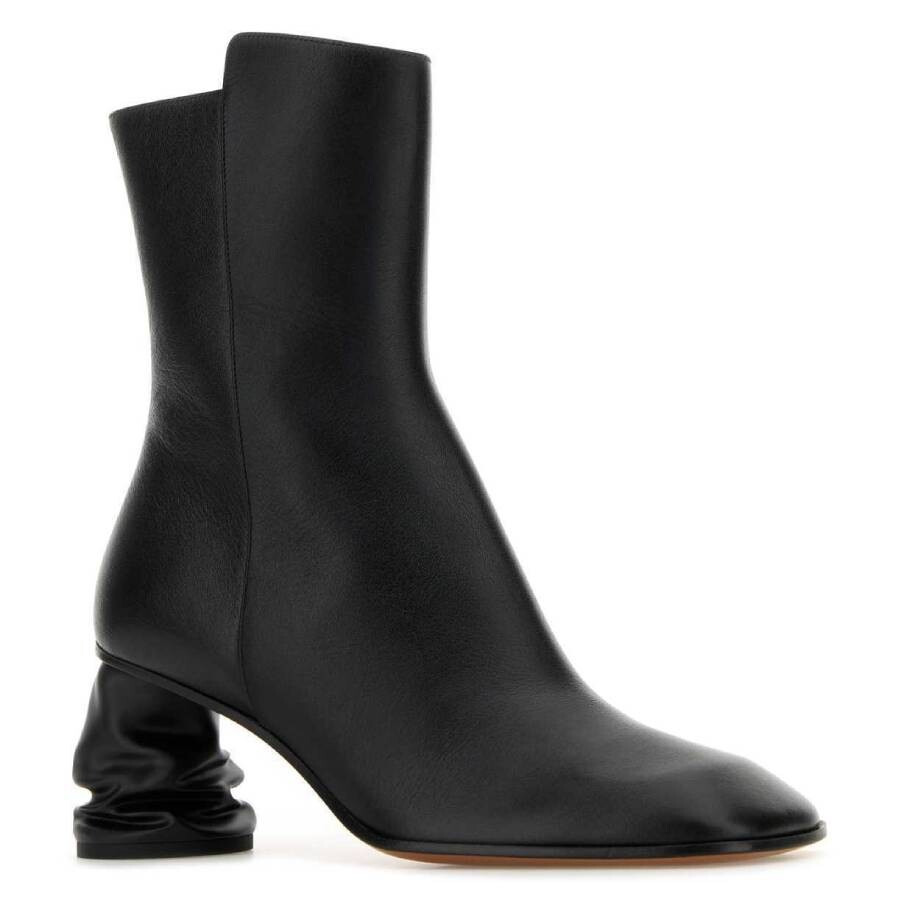 Alexander Mcqueen Ladies Black Crush Ankle Boots - 2