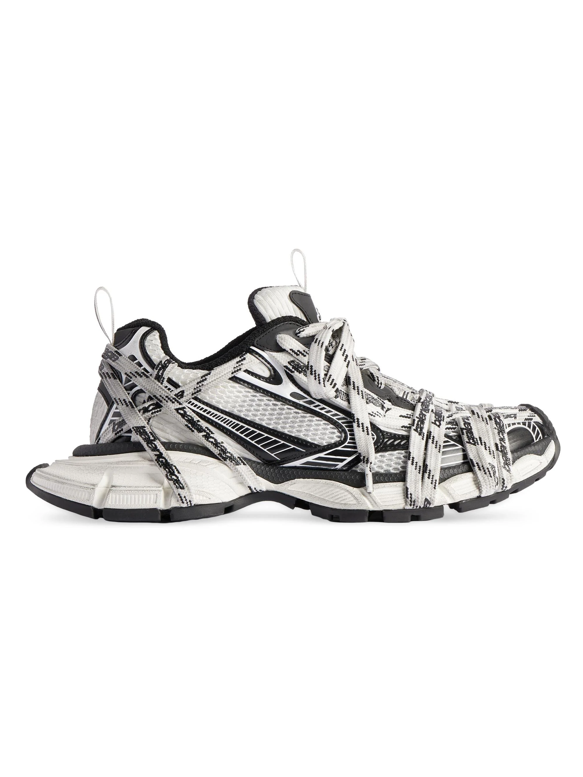 Women's 3XL Extreme Laces Logo Sneakers - White Multicolor - 1