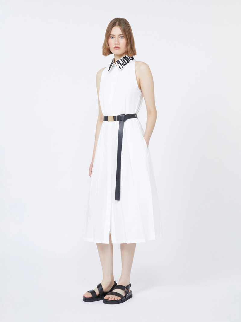 UBICATO Poplin shirt dress - WHITE 3