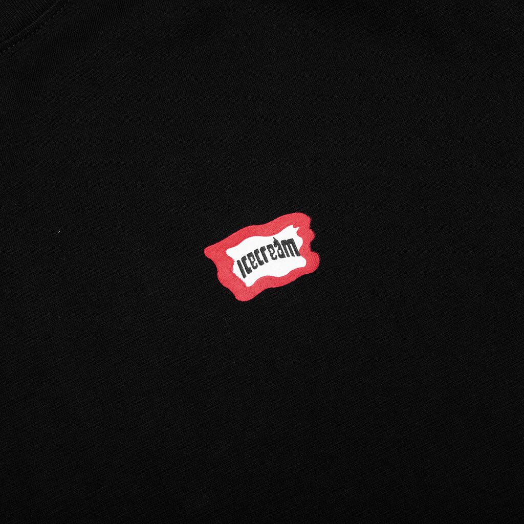ICECREAM DINER FOOD S/S TEE - BLACK - 4
