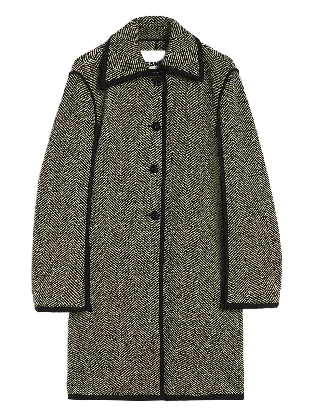 herringbone coat - 1