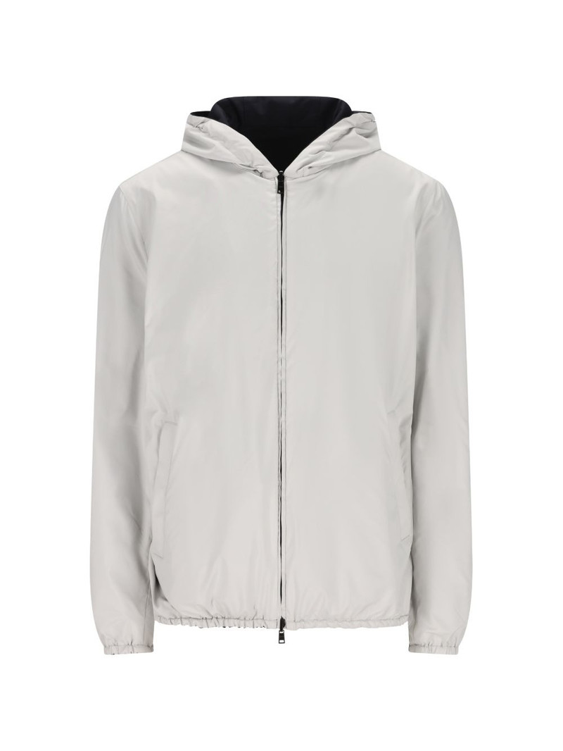 Herno zip hooded jacket outlook