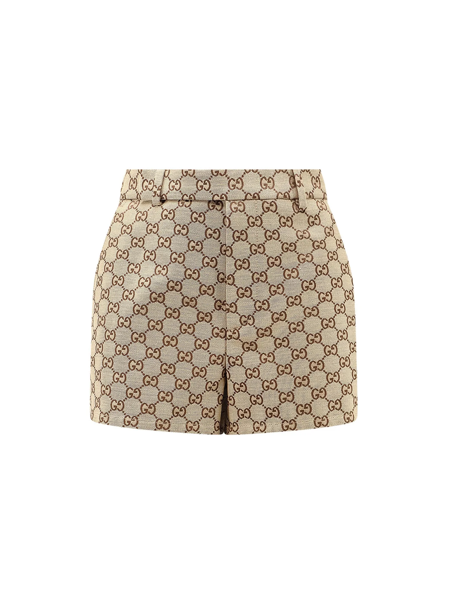 Gg Supreme Fabric Shorts - 1