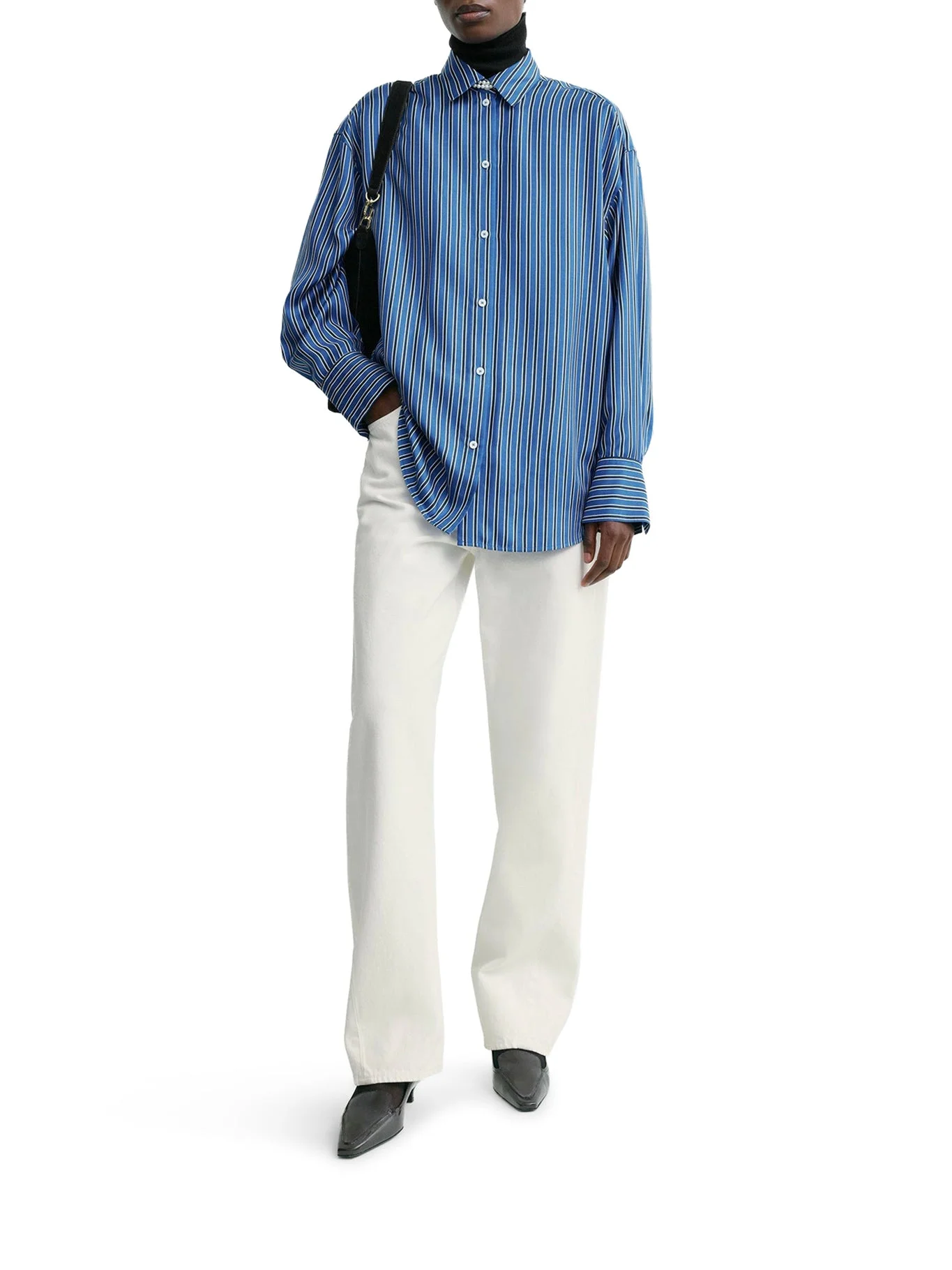 OVERSIZED STRIPED SHIRT - 1