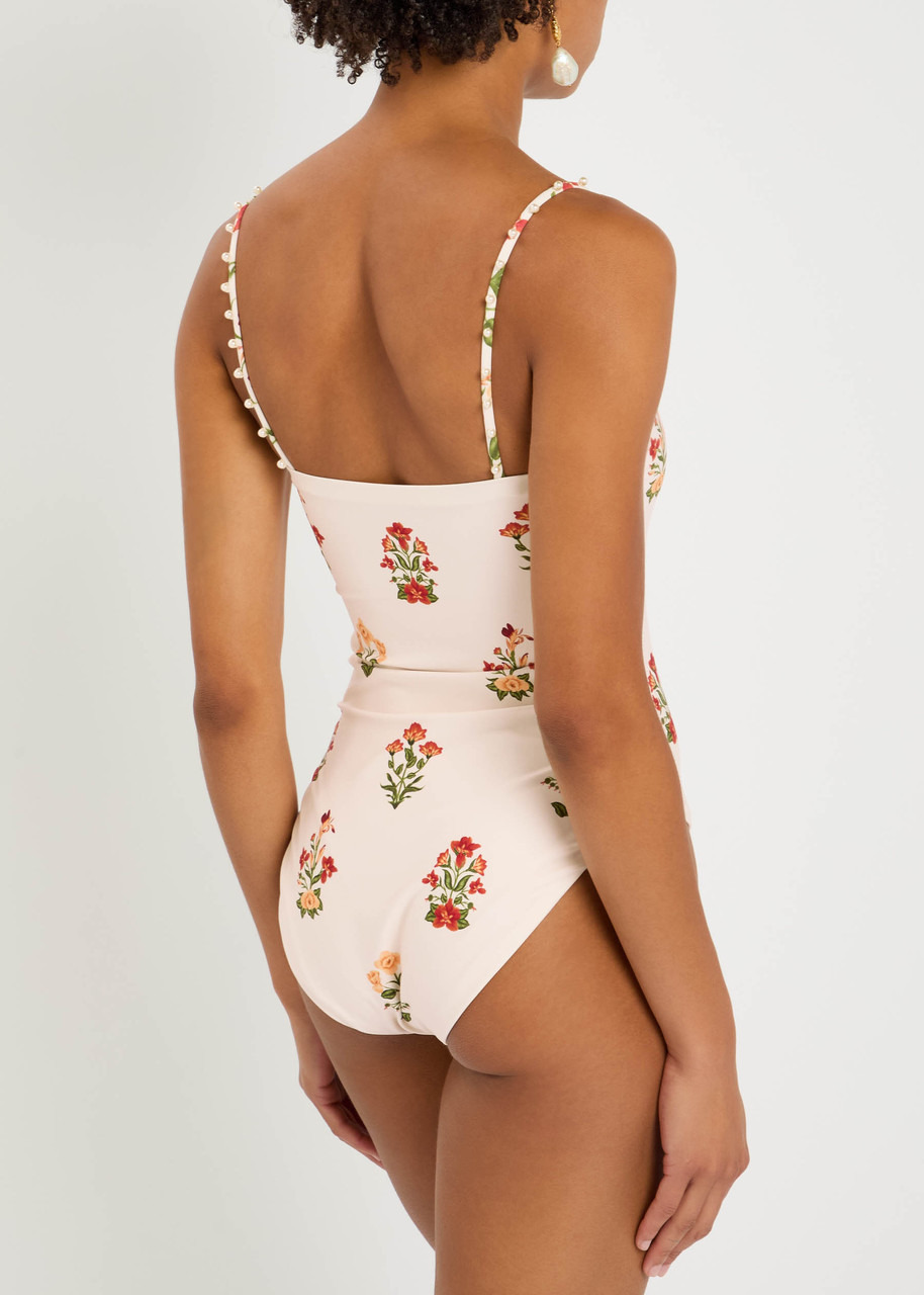 Agua BY Agua Bendita Durazno Canna Floral-print Swimsuit - 3