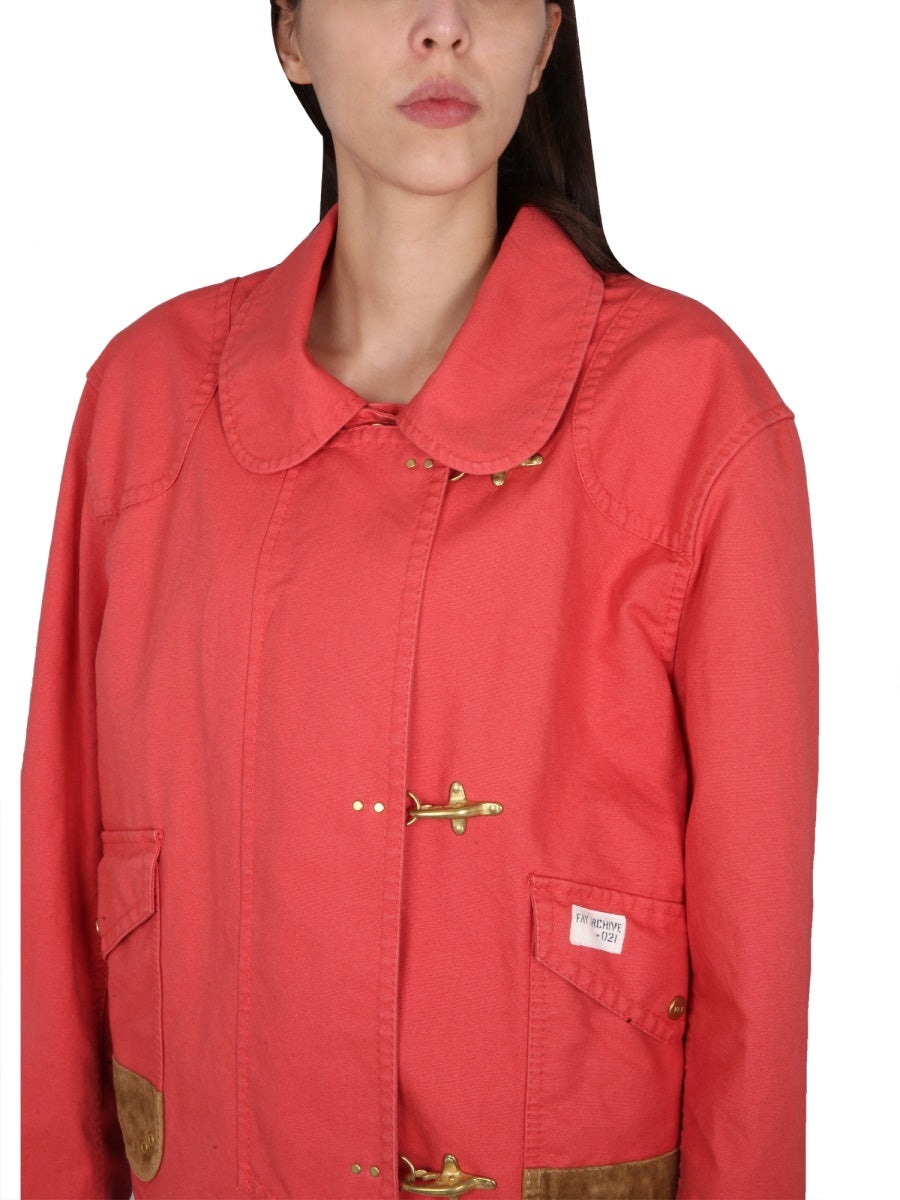 ジャケット Fay SS23 CABAN JACKET 3 HOOKS (MAW1246330L_UC2R007) Fay SS23 CABAN JACKET 3 HOOKS (MAW1246330L_UC2R007) (Fay