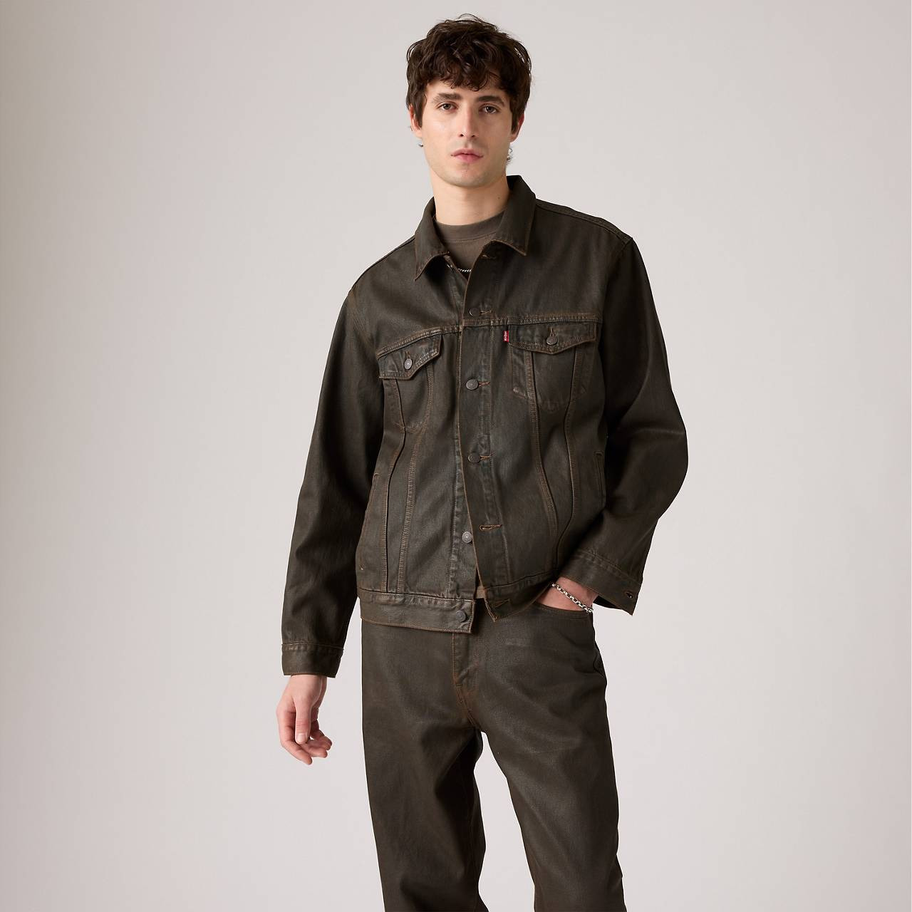 RELAXED FIT TRUCKER JACKET - 3