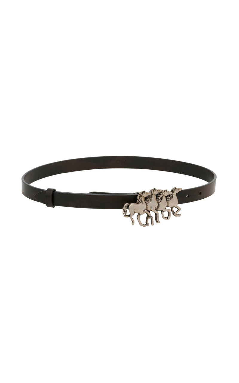 Running Horses Belt black 1
