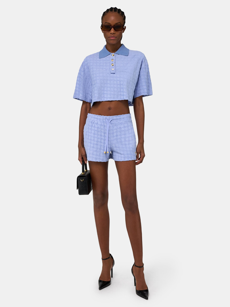 AMIRI WOMEN'S MA QUAD TOWELING SHORT outlook
