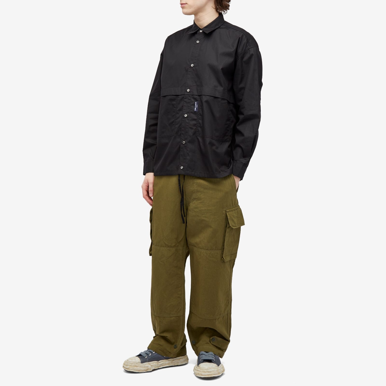 Comme des Garçons Homme Linen Blend Cargo Pant - 4