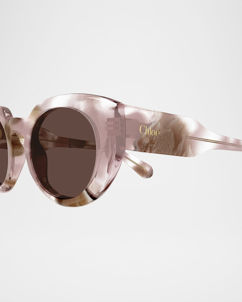 Chloé CH0311S Round Acetate Sunglasses outlook