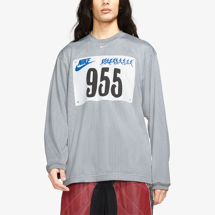 Nike x Cactus Plant Flea Market Go Flea Long-Sleeved Jersey Top Gray DD4763-073 - 4