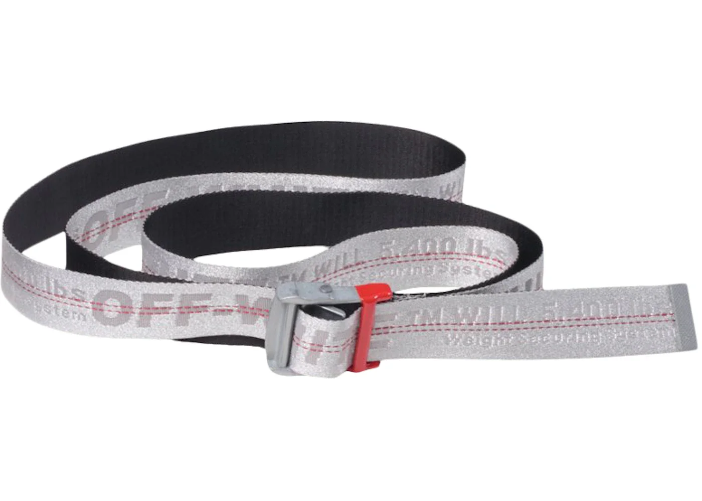 OFF-WHITE Industrial Belt Grey/Red - 1