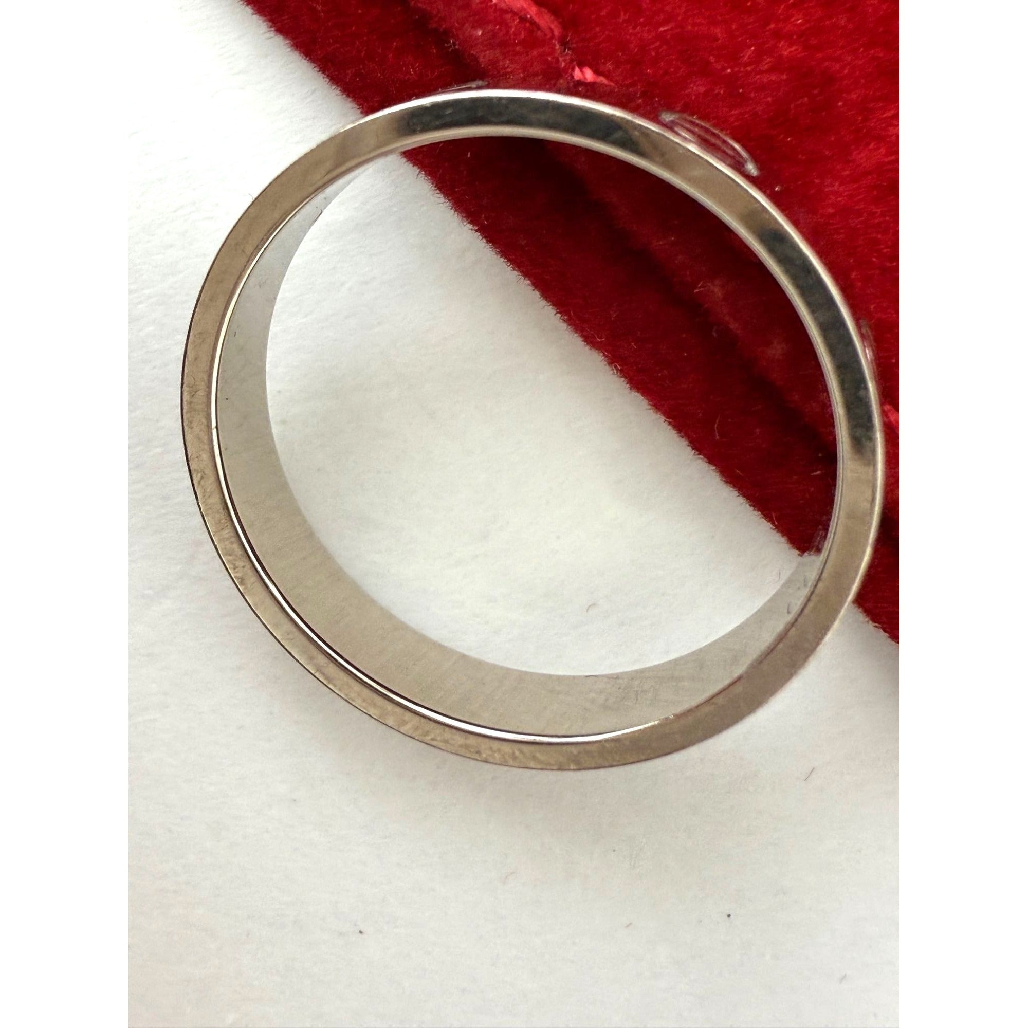 Cartier 18 K White Gold Love Small Model Wedding Band Ring Size 6 USA - 6