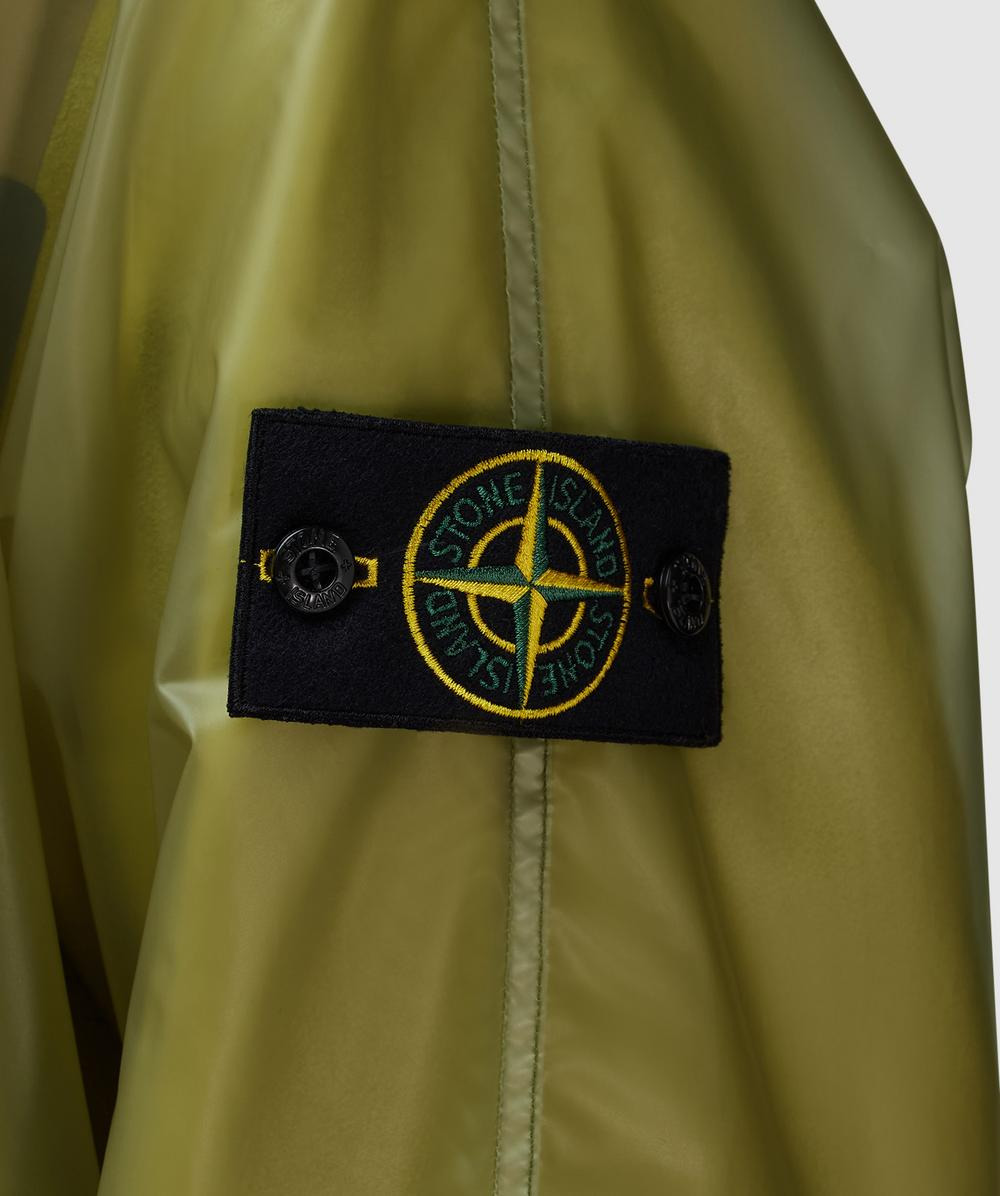 Translucent cover short parka jacket - 7