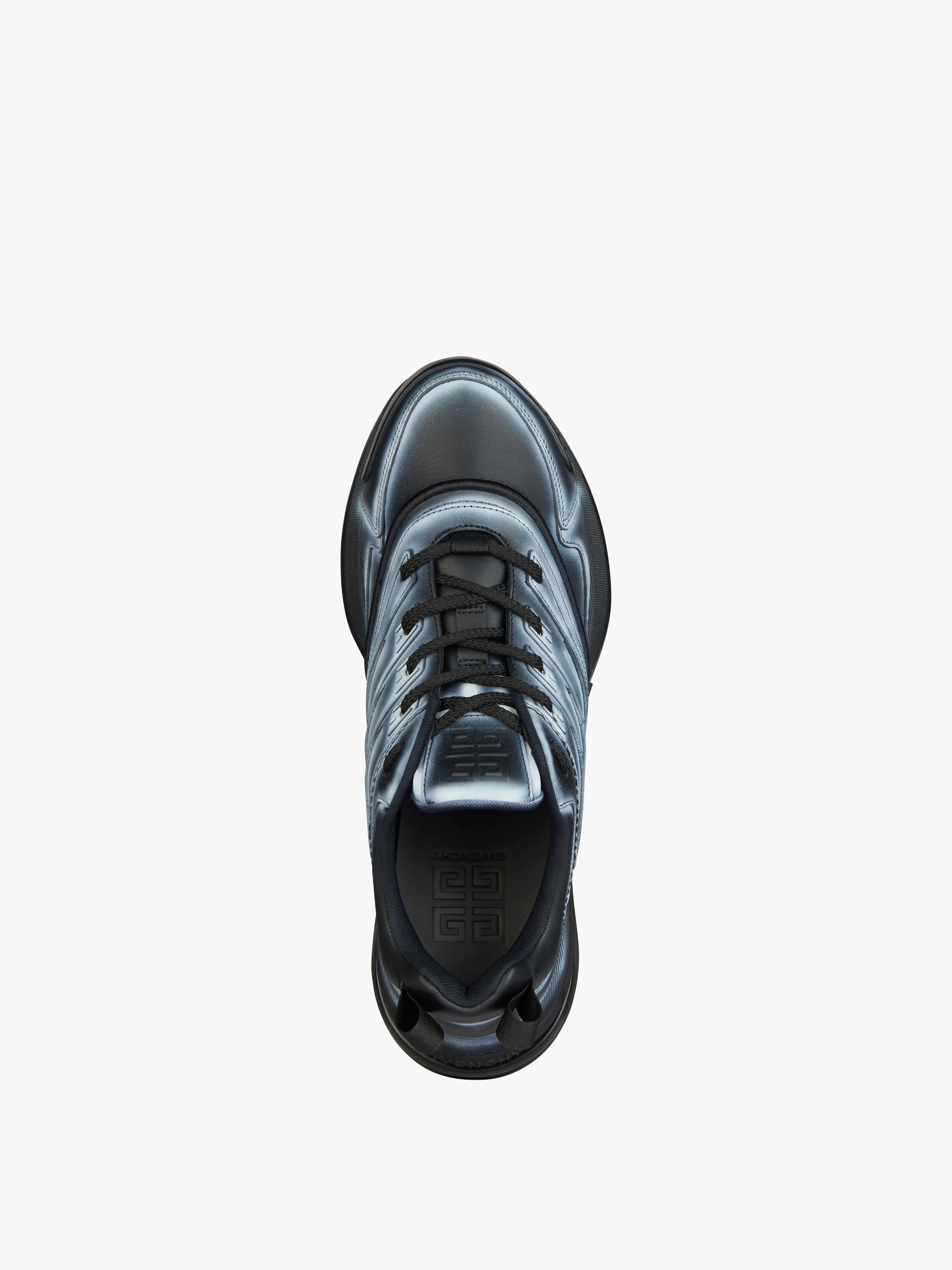 GIV 1 SNEAKERS IN LEATHER WITH TAG EFFECT PRINTS - 4